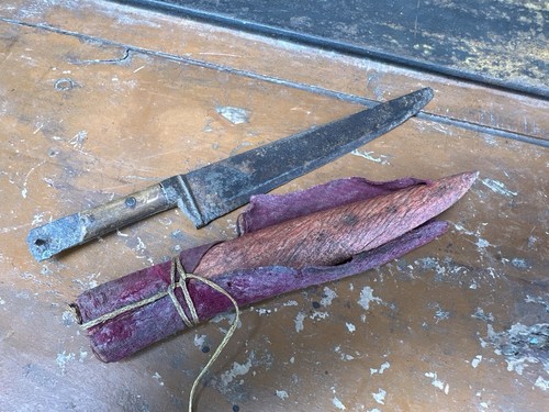 Old hand forged - hand, handle